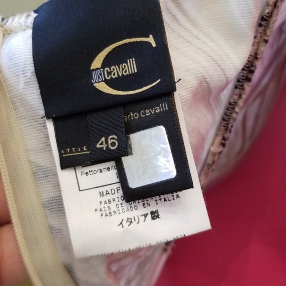 Stunning Silk Cavalli High Low dress size 46 - Picture 8 of 8